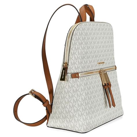 rhea medium slim backpack michael kors|mk rhea medium backpack.